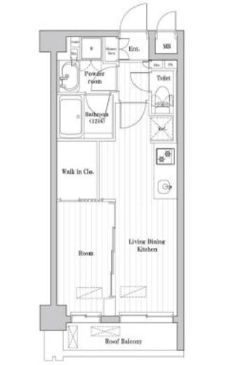 レジデンス桜新町ガーデン 313 間取り図