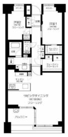 マスターアリーナ新百合ヶ丘 6階 間取り図