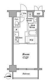 レジデンス清澄白河 402 間取り図