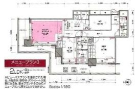 クレッセント川崎タワー 29階 間取り図