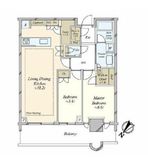 パークタワー勝どきミッド/サウス 30階 間取り図