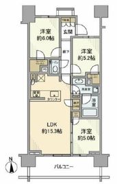 シティタワー品川パークフロント 17階 間取り図
