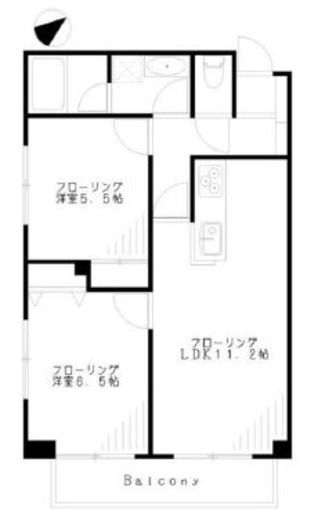ダイアパレス代官山 5階 間取り図