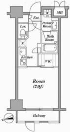 レジデンス清澄白河 103 間取り図