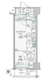 デュオステージ横濱伊勢佐木 10階 間取り図