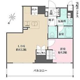 ザ・パークワンズ三軒茶屋 3階 間取り図