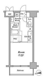 アーバンパーク清澄白河 403 間取り図