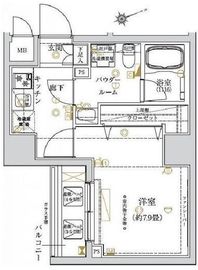 レガリス大塚 303 間取り図