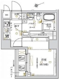 レガリス大塚 403 間取り図