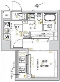 レガリス大塚 503 間取り図