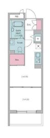 レジディア荻窪 108 間取り図
