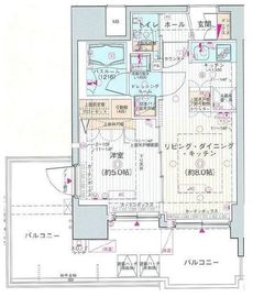 エステムプラザ品川大井町クリスタルヒルズ 3階 間取り図