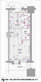 グランド・ガーラ横濱元町 10階 間取り図