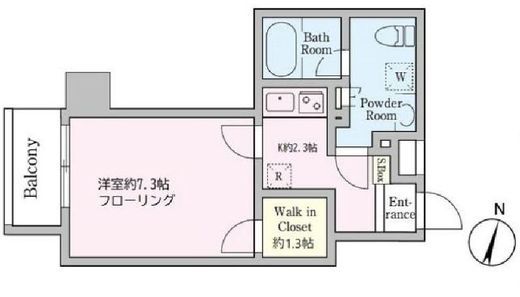 グランプラス千駄木 10階 間取り図
