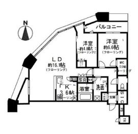 パークシティ武蔵小杉ザガーデンタワーズイースト 4階 間取り図