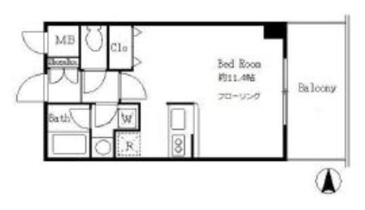 サンクレール高井戸 7階 間取り図