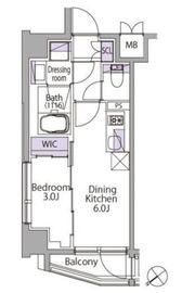 イプセ三軒茶屋 204 間取り図