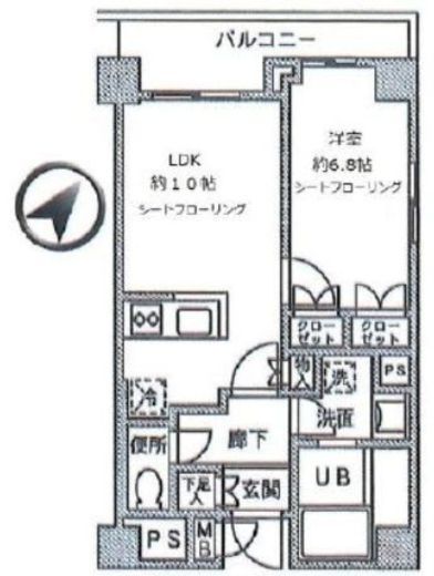 ファインステージ新横浜 1階 間取り図