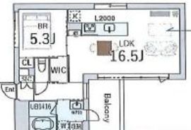 グランデュオ駒沢11 (GranDuo Komazawa11) 302 間取り図