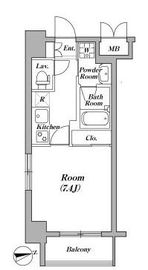 レジデンス清澄白河 606 間取り図