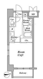 レジデンス清澄白河 606 間取り図