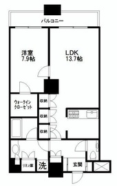 ザ・東京タワーズ シータワー 19階 間取り図