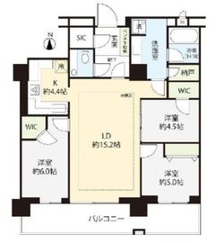 コスモポリス品川 31階 間取り図