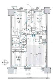 パレステージ本厚木 8階 間取り図