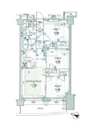 パレステージ茅ヶ崎Ⅱ 3階 間取り図