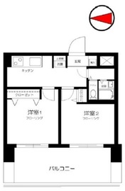 サンパークマンション高田馬場 4階 間取り図