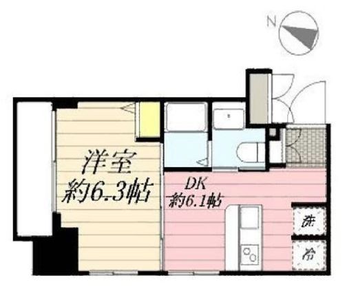 エステムプラザ飯田橋タワーレジデンス 702 間取り図