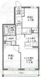 西小山ヒルズ 3階 間取り図