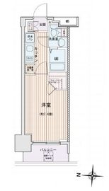 エスティメゾン錦糸町2 1310 間取り図
