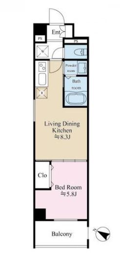 夢玄坂 403 間取り図