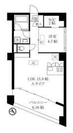 オレア日本橋浜町 201 間取り図