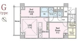 MAISON SENZOKUIKE 308 間取り図