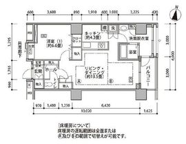 東雲キャナルコートCODAN 18-317 間取り図