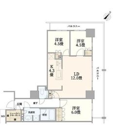 王子飛鳥山ザ・ファーストタワー＆レジデンス 15階 間取り図