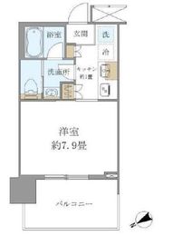 ブリリアタワー浜離宮 14階 間取り図