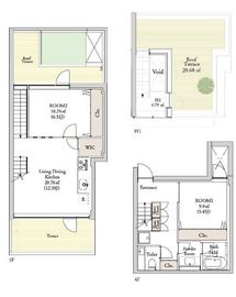 AUBE TAKANAWA 403 間取り図