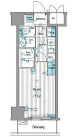 グランド・ガーラ銀座 8階 間取り図