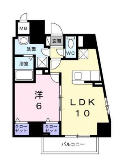 プラザ・デル・ソル本郷 501 間取り図