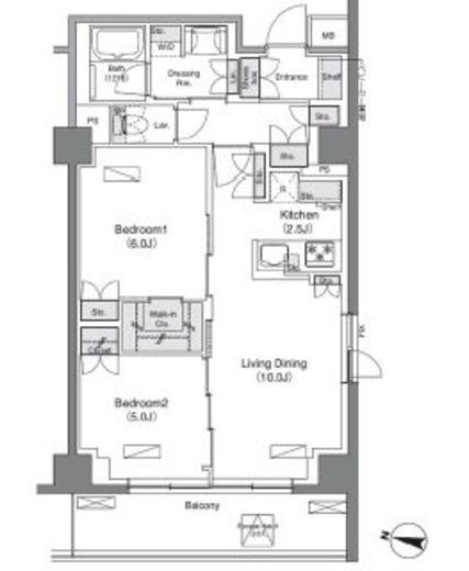 ソライエアイル練馬北町 511 間取り図