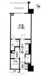 クロスエアタワー 15階 間取り図