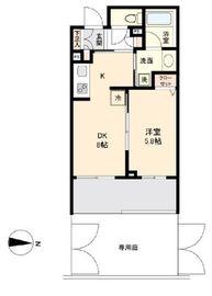 カッシア新高円寺 106 間取り図