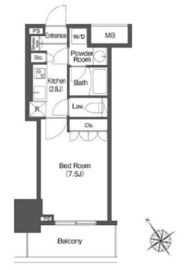ヒューリック成増 506 間取り図