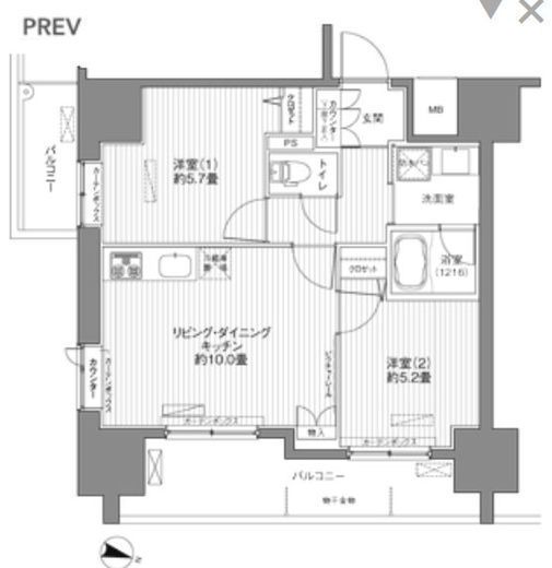 センテニアル王子神谷 11階 間取り図