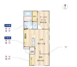 サクラスプリング清澄白河 302 間取り図