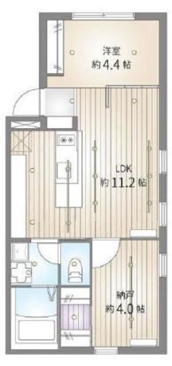 サクラスプリング清澄白河 201 間取り図