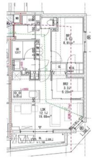 ルネサンスコート学芸大学 303 間取り図